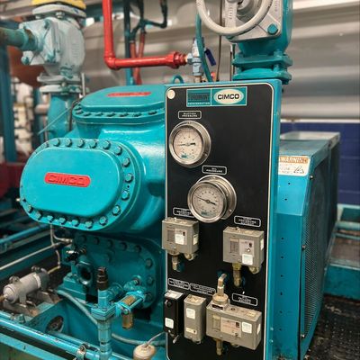 Compresor de una instalación de frío industrial